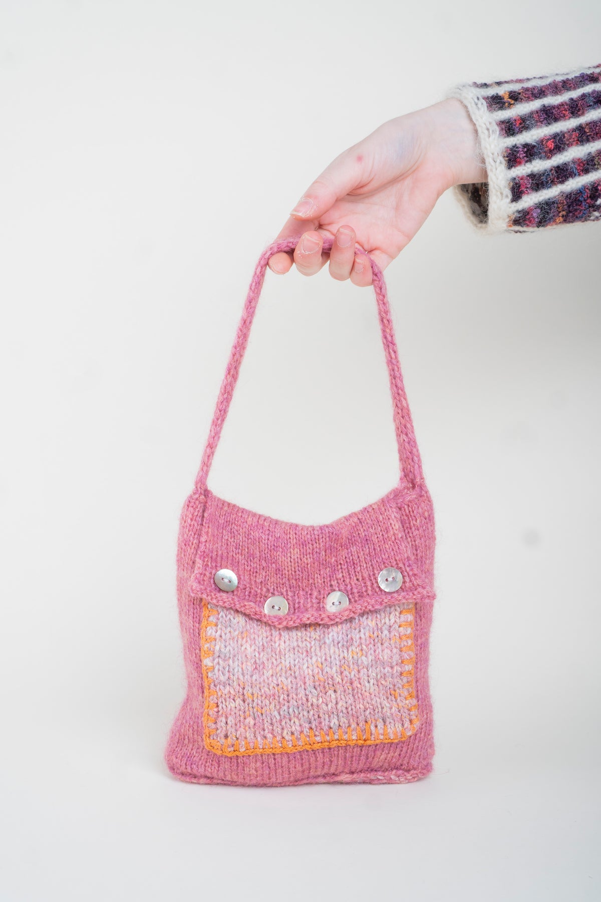 Alpaca Scrap Yarn Bag