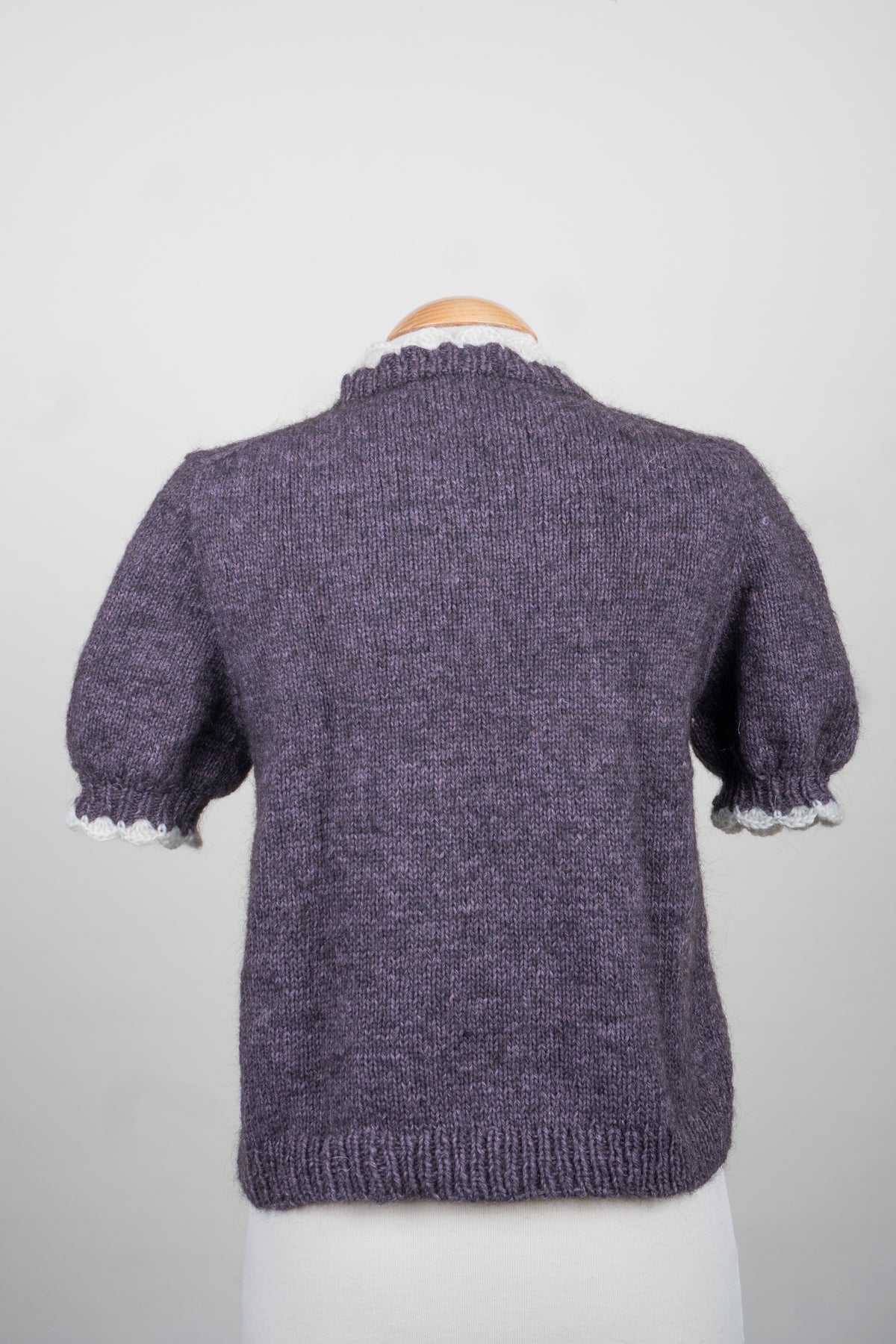 Rosette Short Sleeve Sweater